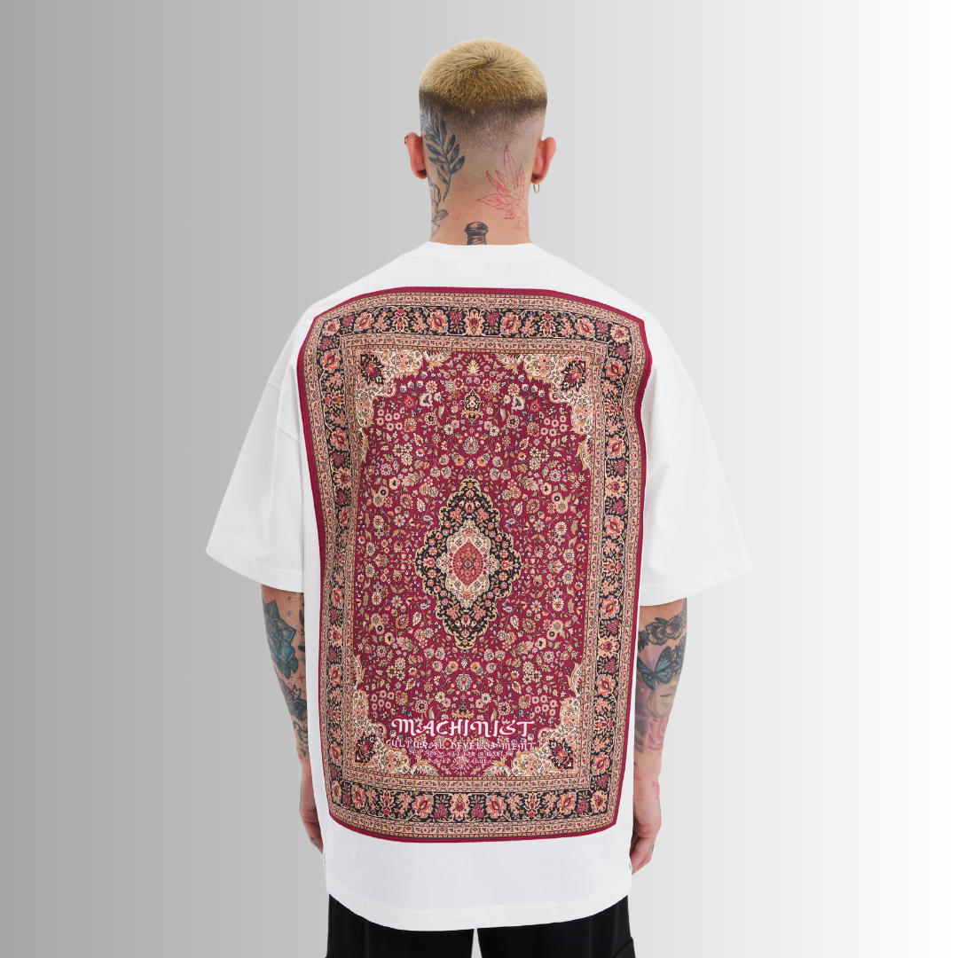 CARPET PATCHED WHITE TEE