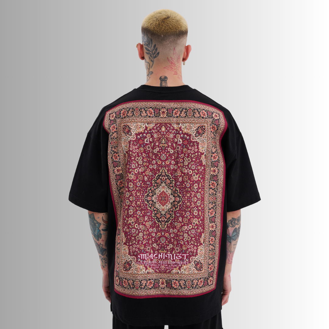 CARPET PATCHED BLACK TEE