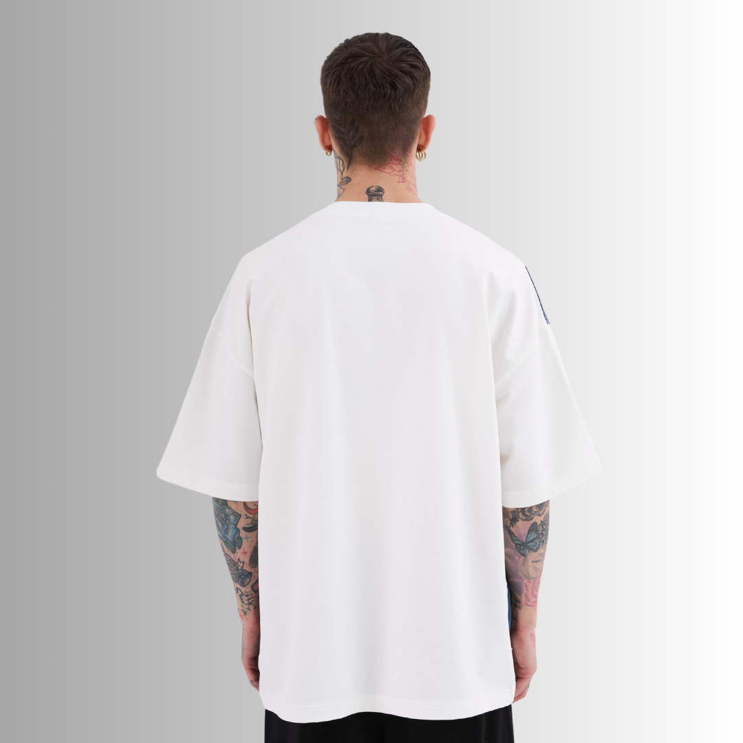 TRICOU PREMIUM OVERSIZE ALB 