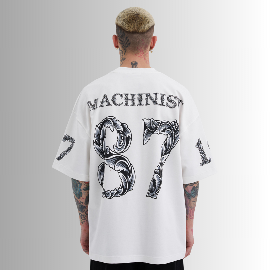 FUTURE 87 PRINTED WHITE TEE