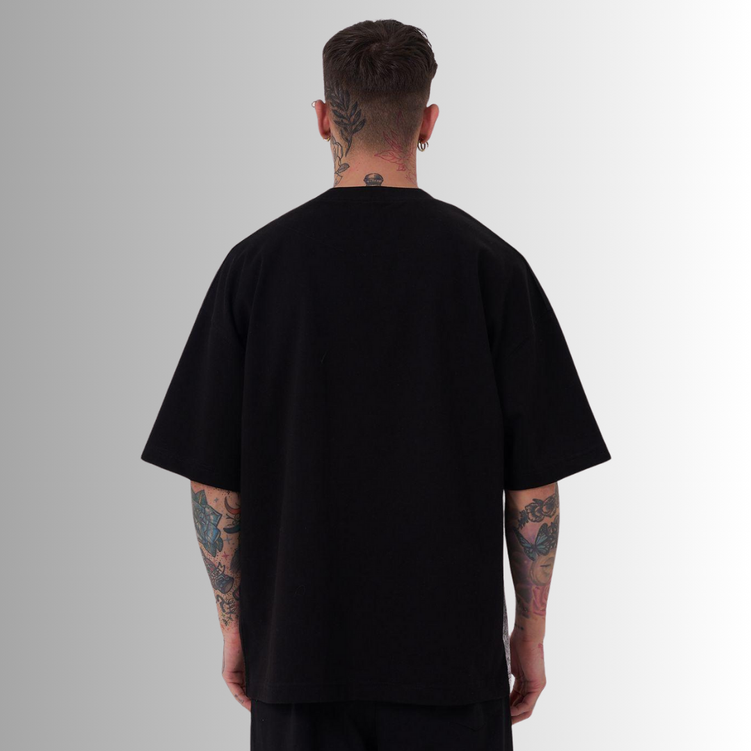 TRICOU PREMIUM OVERSIZE NEGRU 