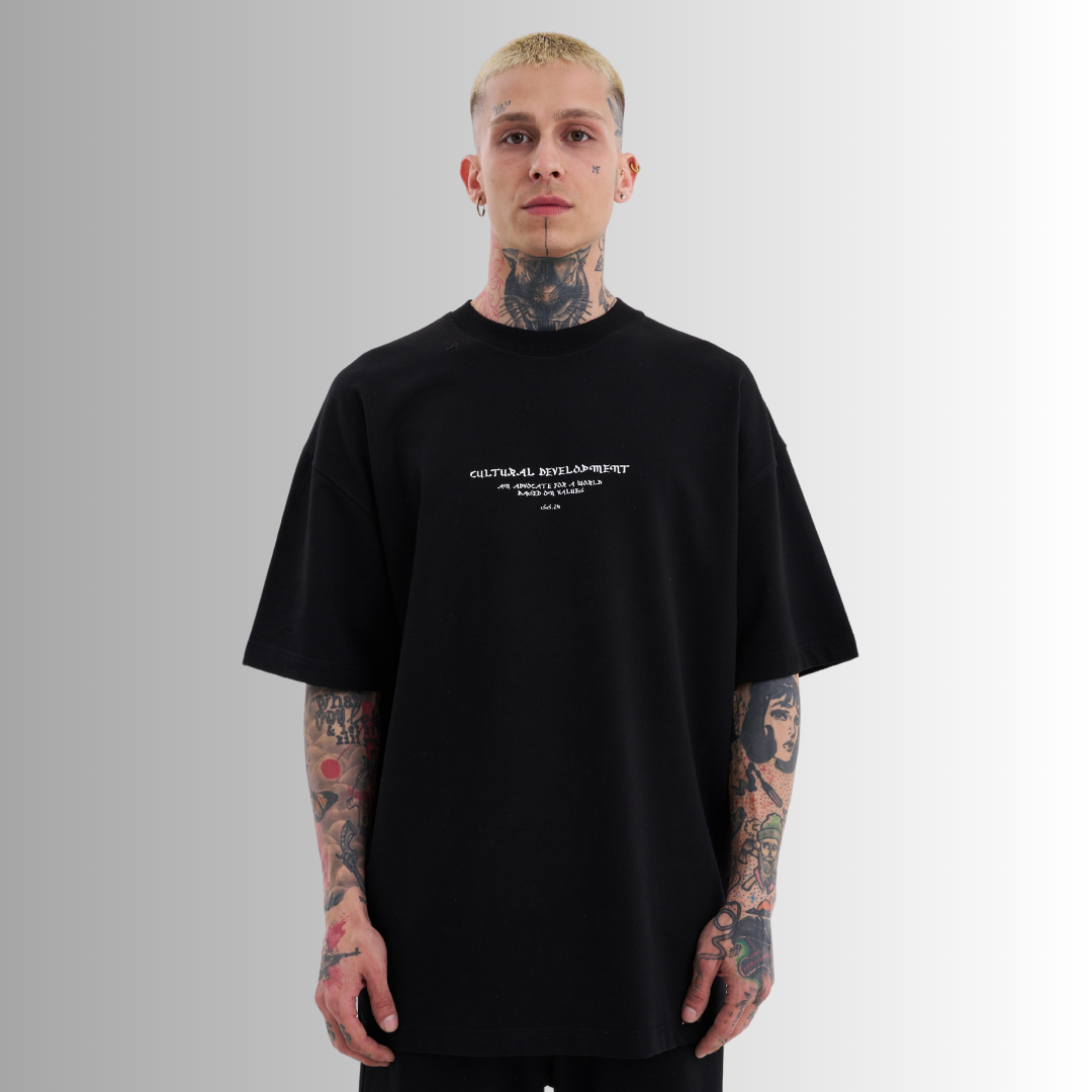 CARPET PATCHED BLACK TEE