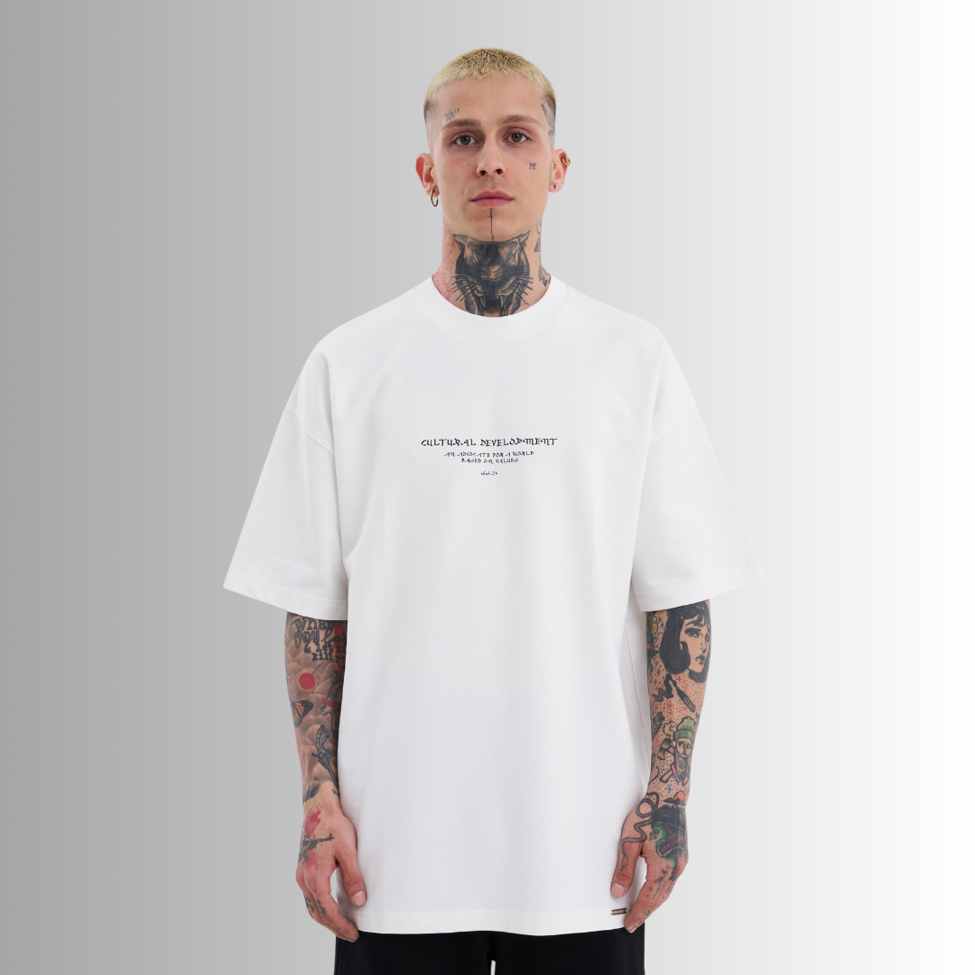 CARPET PATCHED WHITE TEE