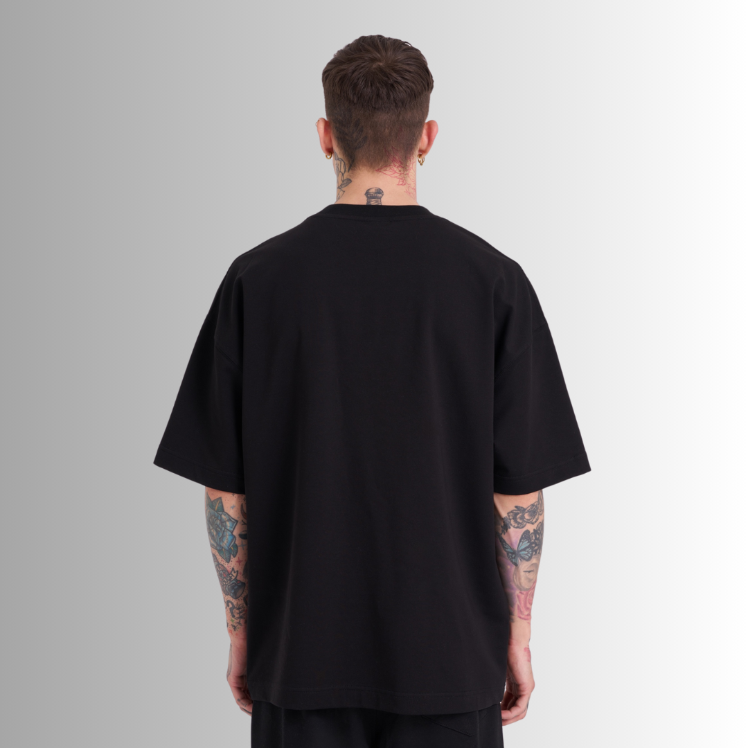 TRICOU PREMIUM OVERSIZE NEGRU 