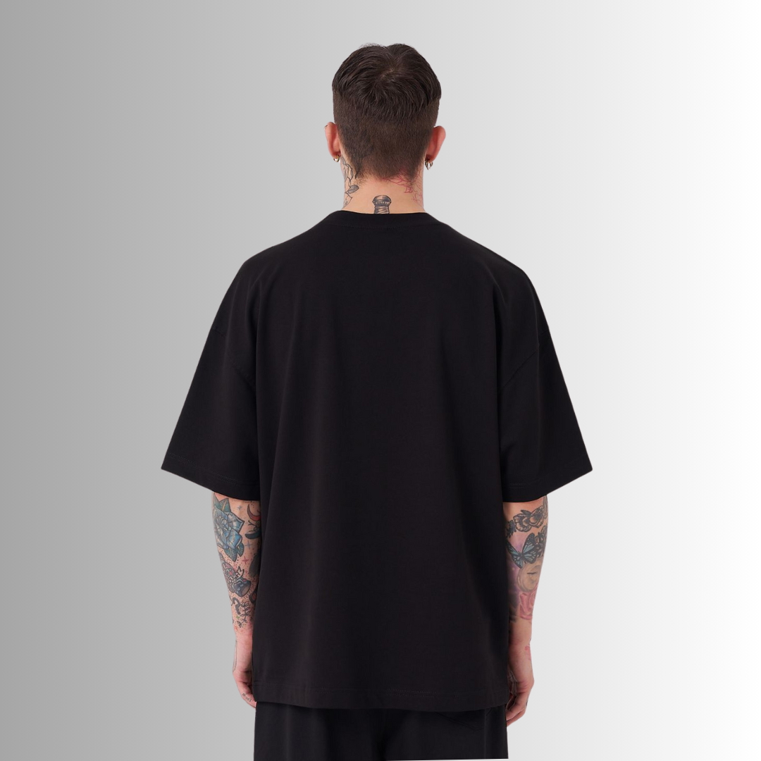 TRICOU PREMIUM OVERSIZE NEGRU 