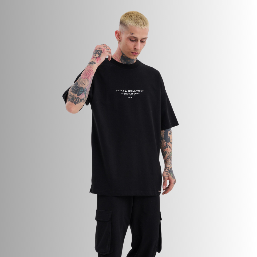 CARPET PATCHED BLACK TEE