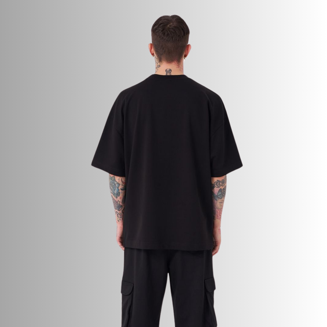 TRICOU PREMIUM OVERSIZE NEGRU 