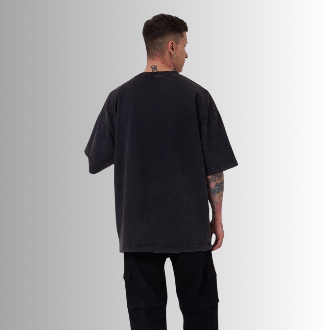 TRICOU PREMIUM OVERSIZE NEGRU 