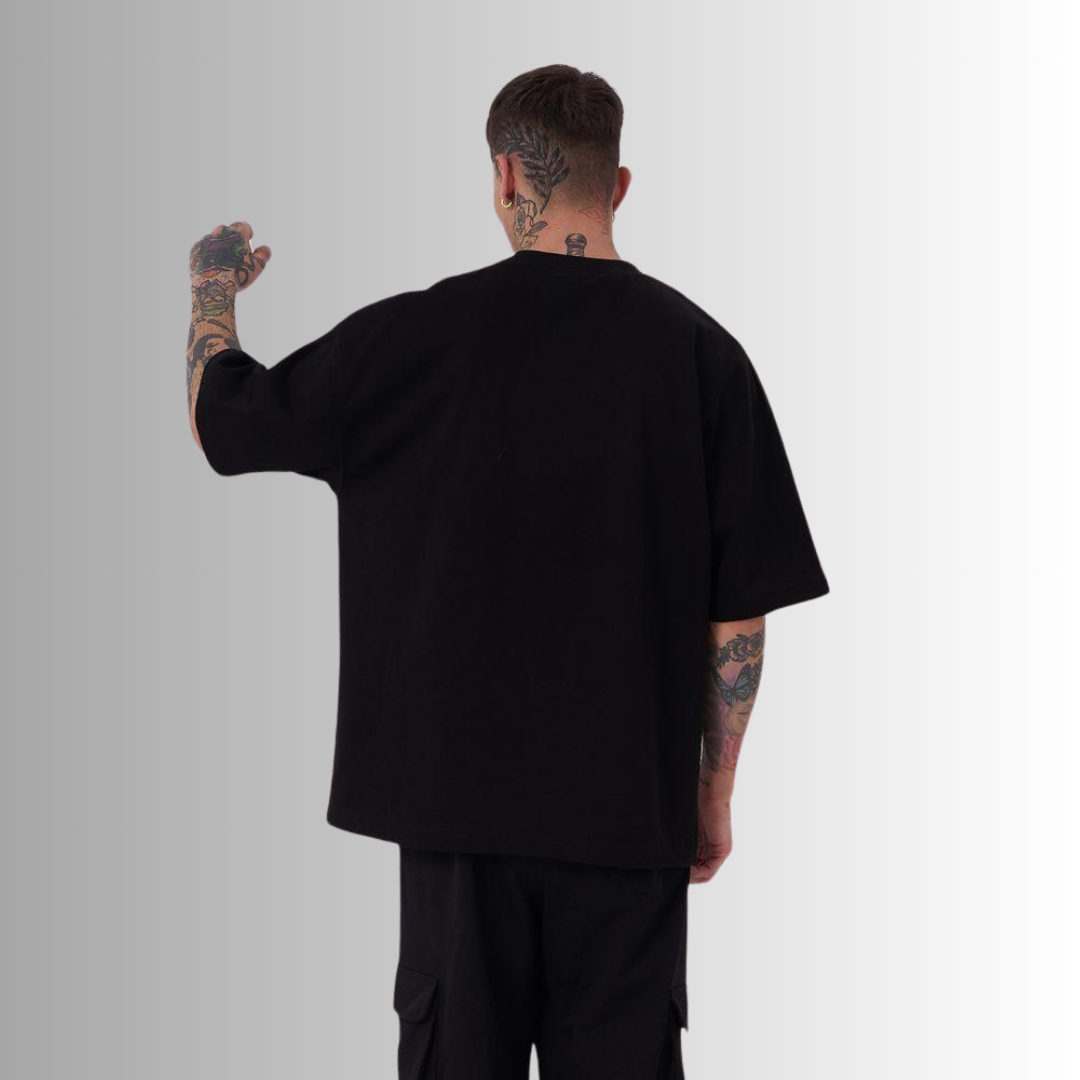 TRICOU PREMIUM OVERSIZE NEGRU 