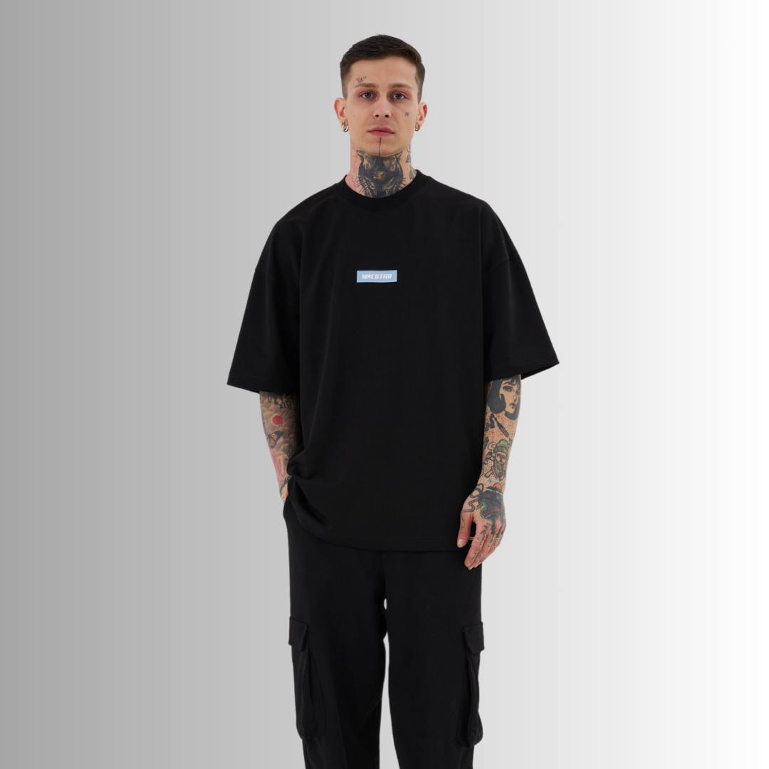 TRICOU PREMIUM OVERSIZE NEGRU 