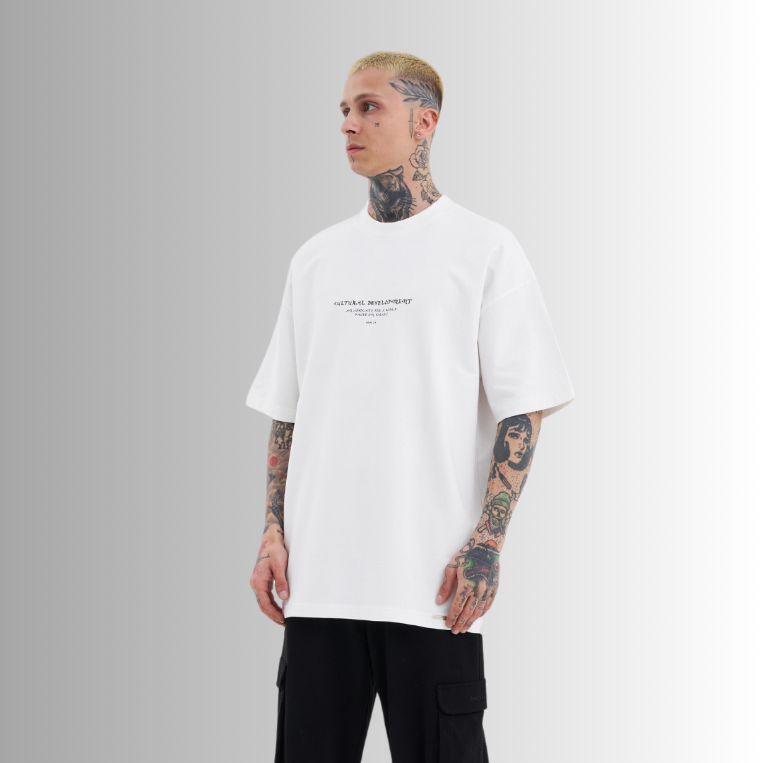 CARPET PATCHED WHITE TEE