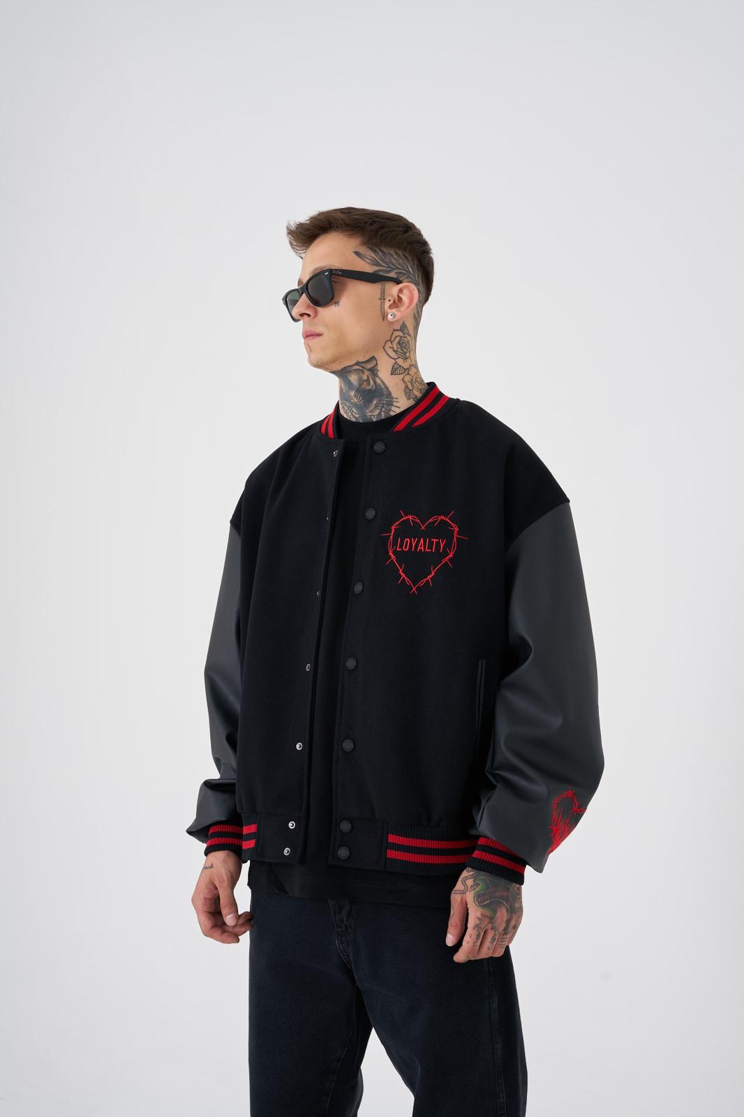 Hellfire Club Embroidered Bomber Jacket