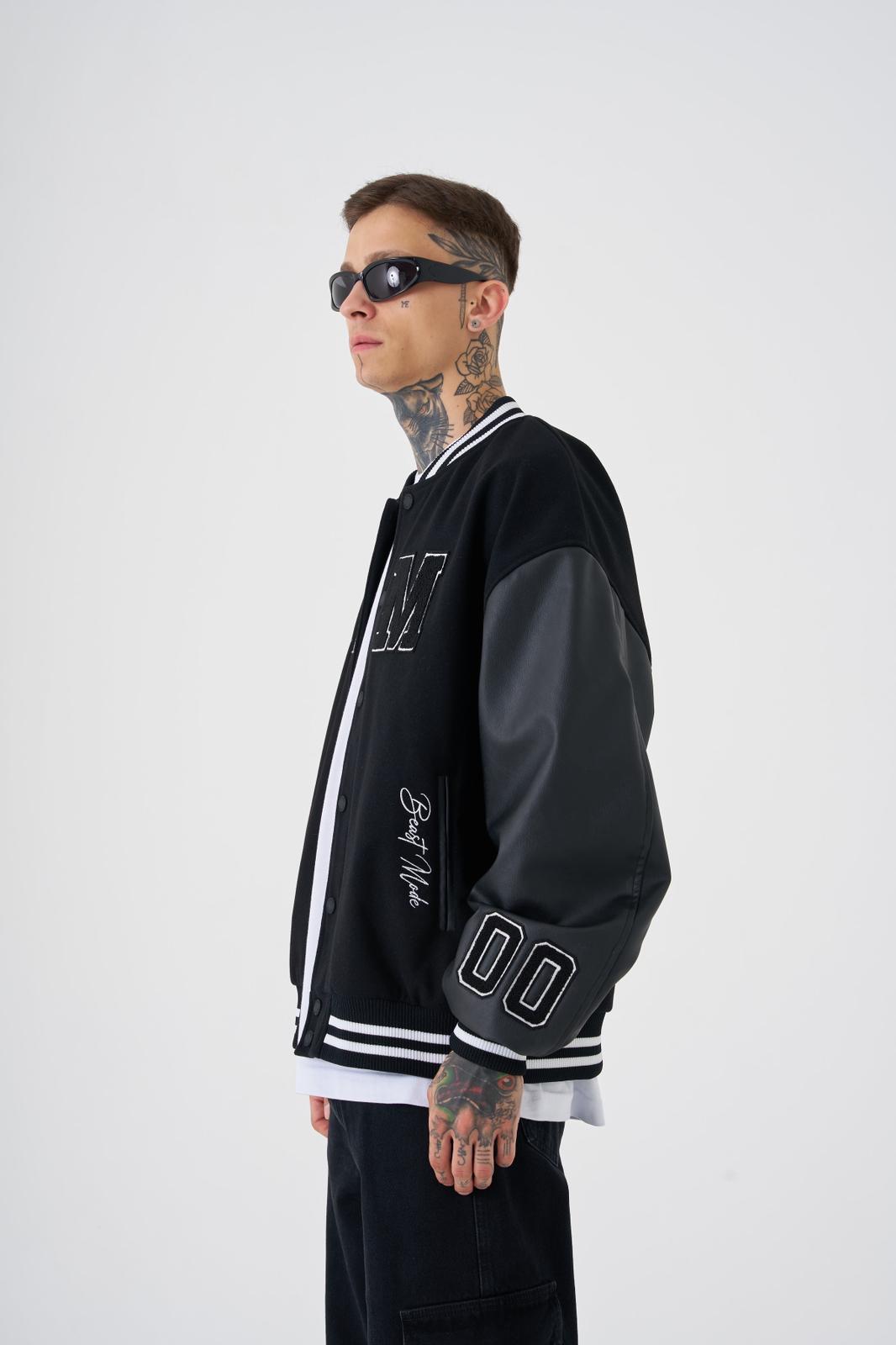 Wild Hunt Embroidered Bomber Jacket