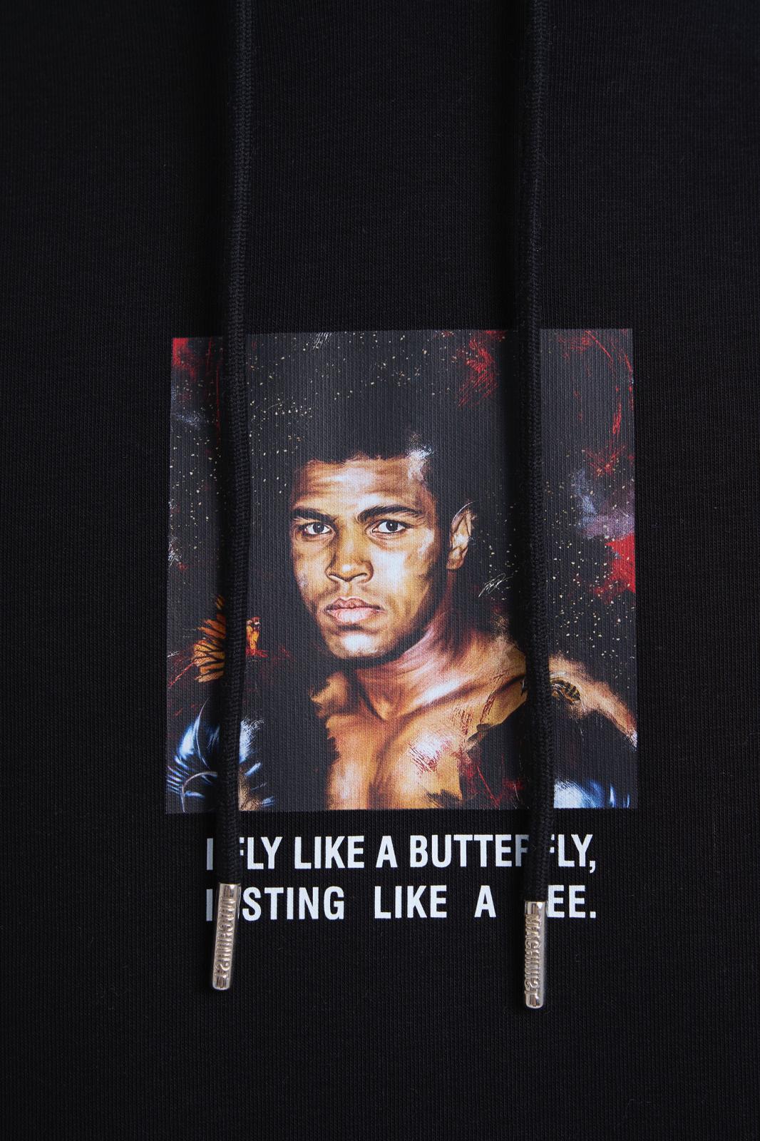 Muhammad Ali Black Oversize Hoodie