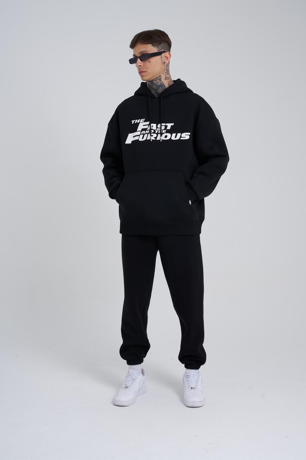 Fast and Furious Black Oversize Hoodie