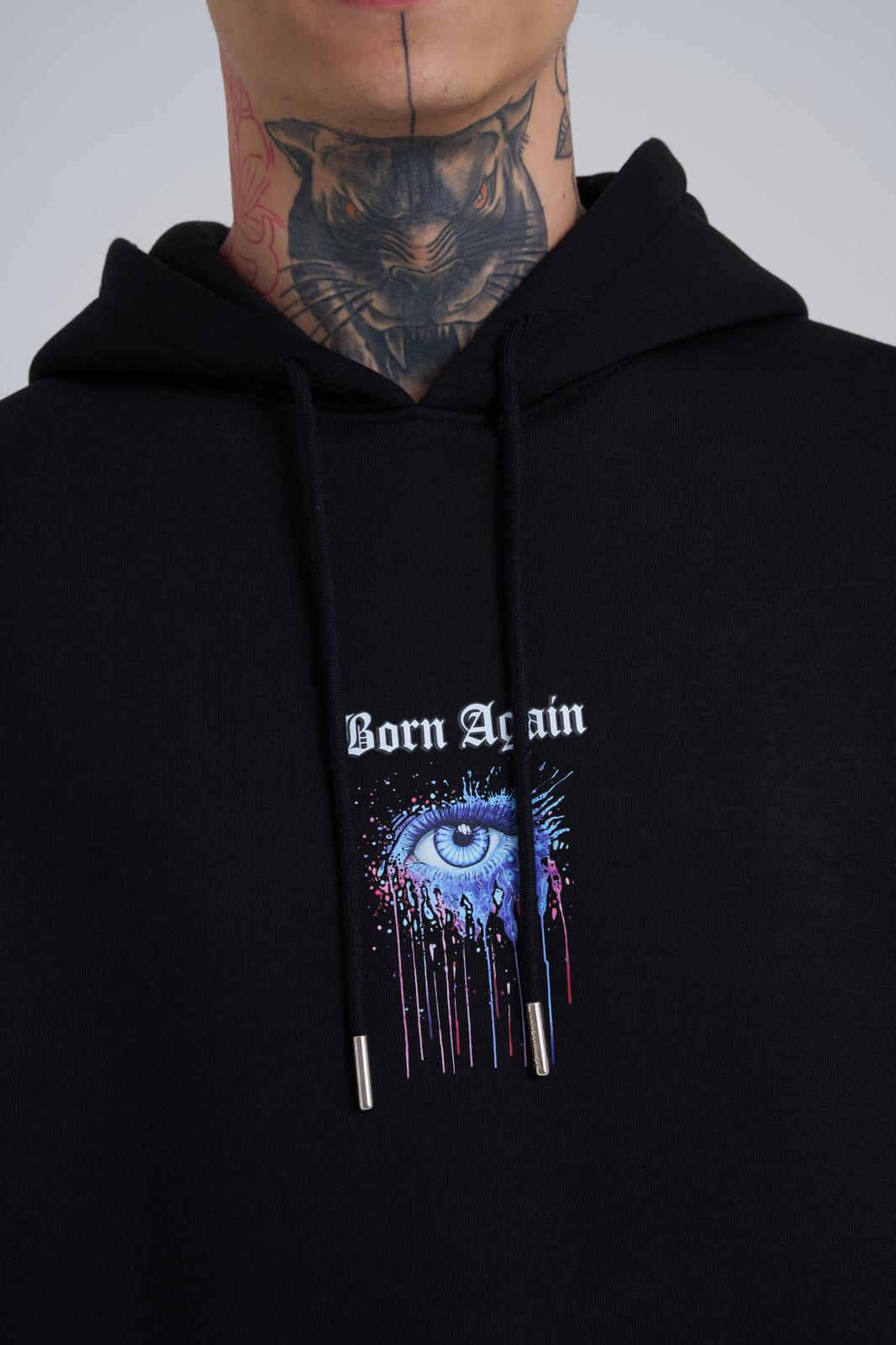 The Last Deal Black Oversize Hoodie