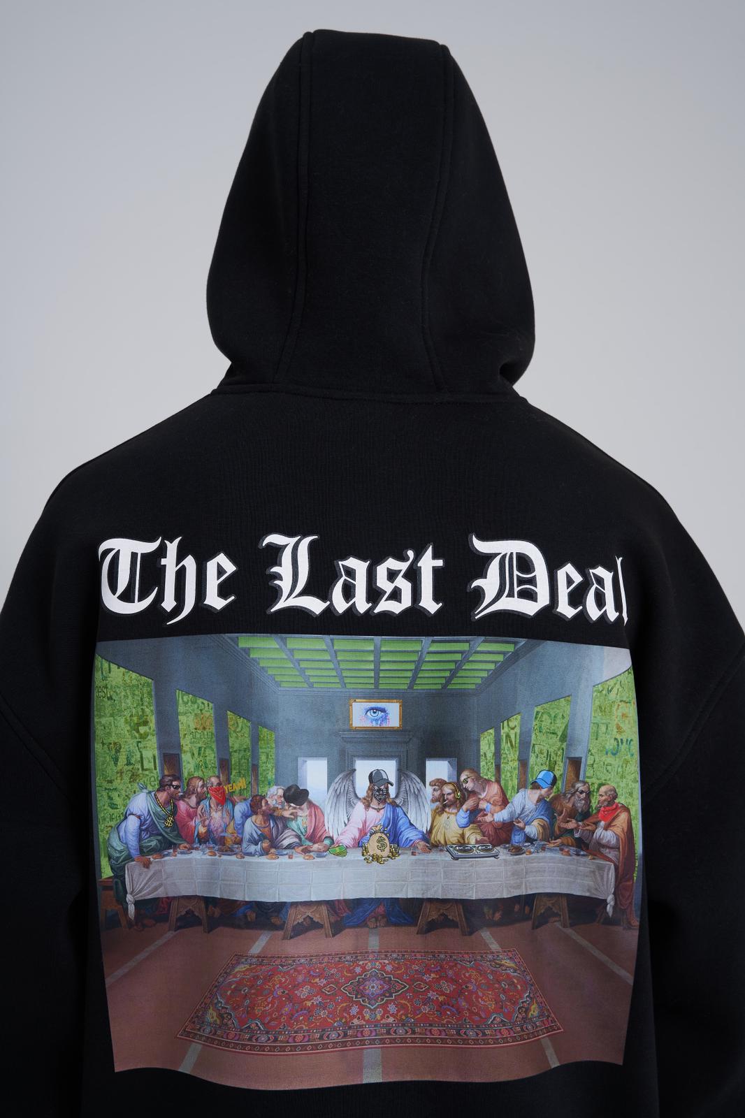 The Last Deal Black Oversize Hoodie