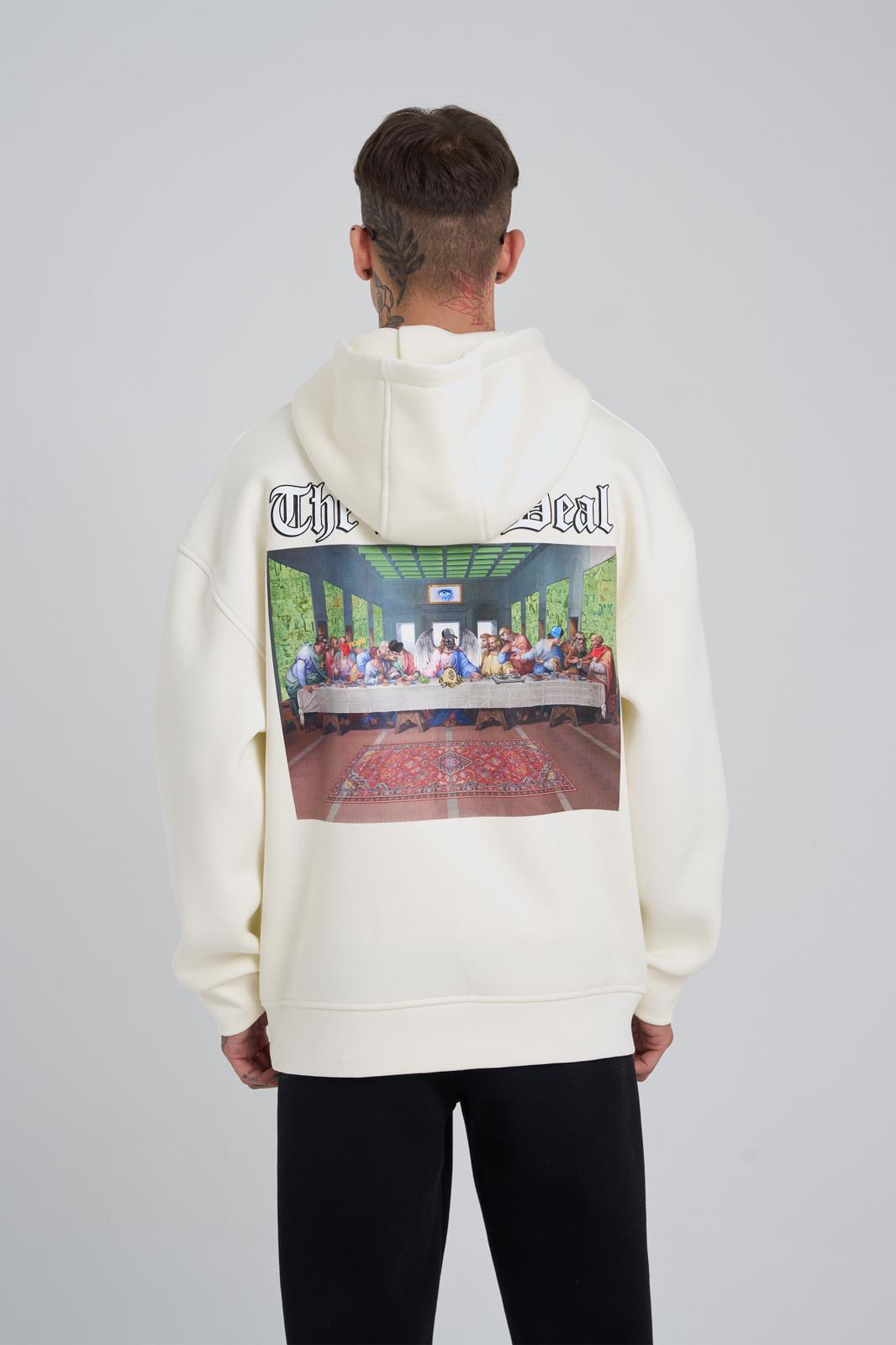 The Last Deal Premium White Hoodie