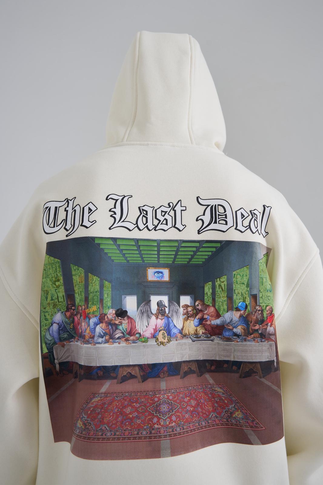 The Last Deal Premium White Hoodie