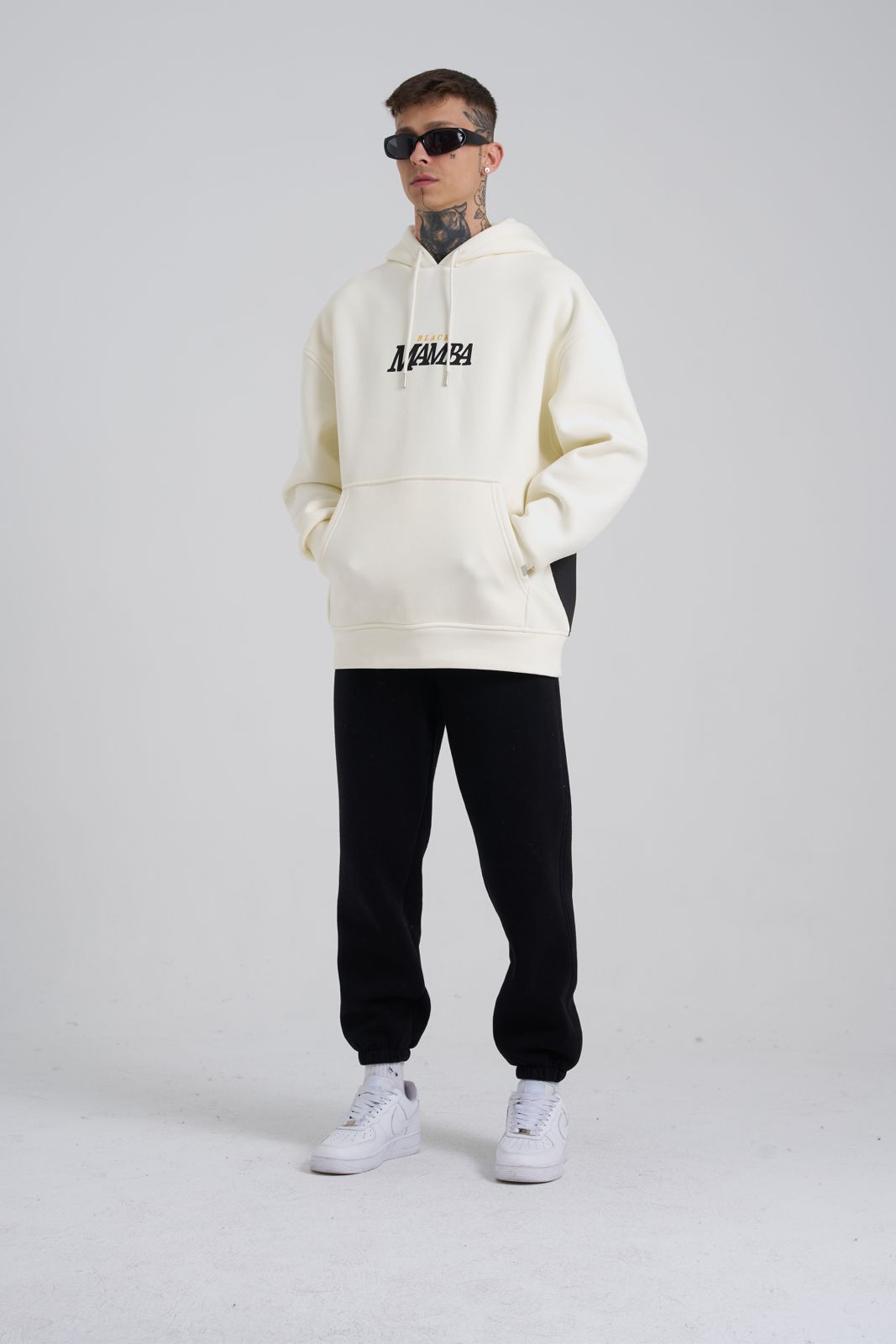 Kobe Bryant White Oversize Hoodie