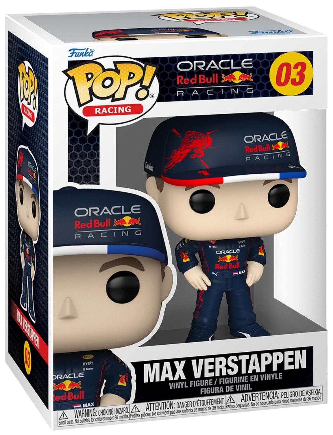 Figurină Funko POP! Racing Formula 1 - Max Verstappen (Oracle Red Bull Racing) #03