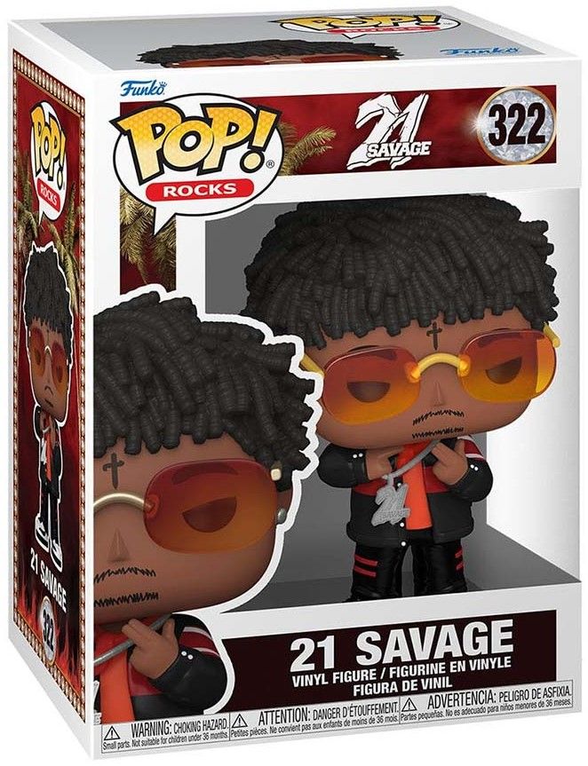 Figurină Funko POP! Rocks 21 Savage - 21 Savage #322