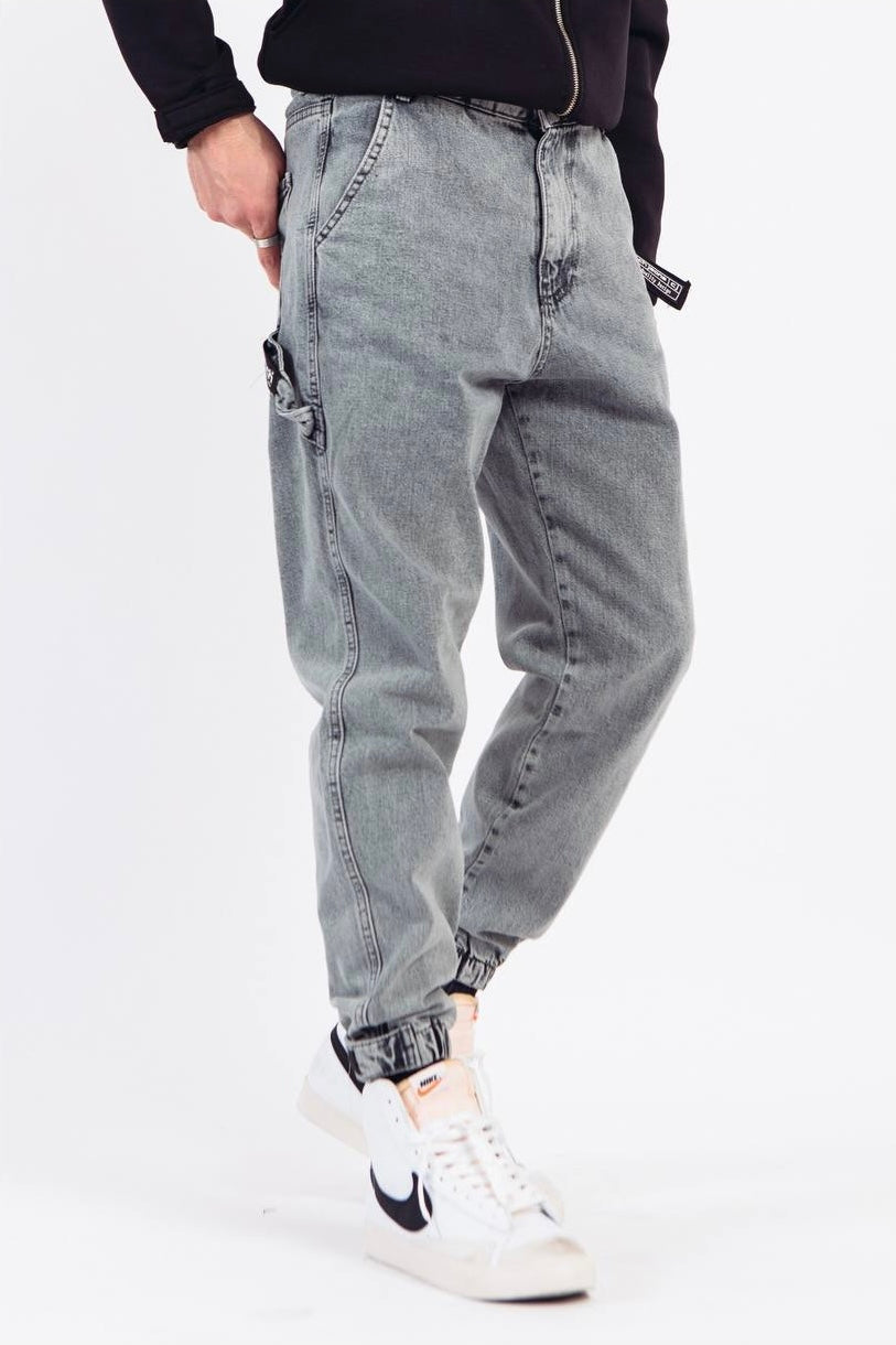 BLUGI RELAXED FIT JOGGER GRI DESCHIS